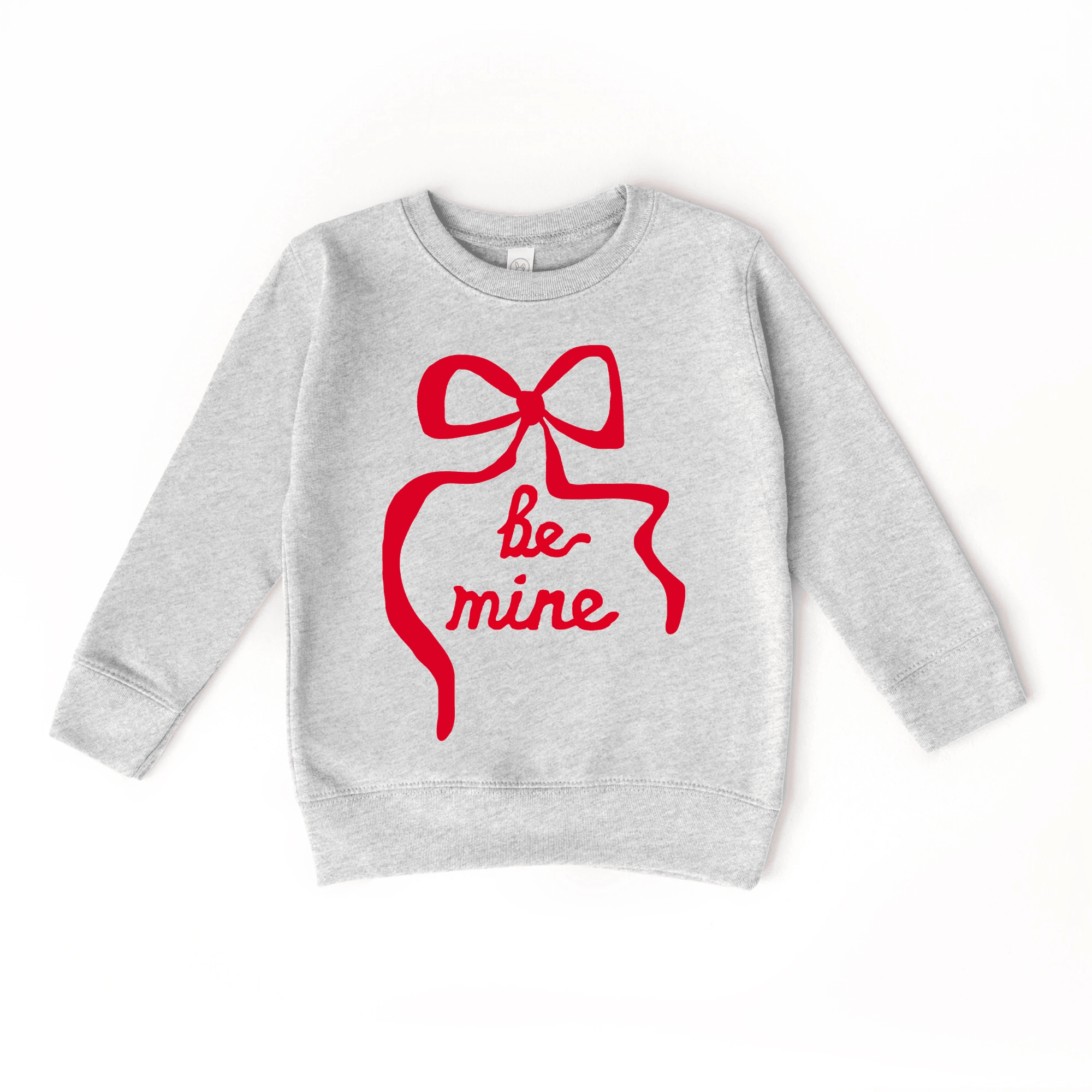 Be Mine Ribbon toddler and youth Sweater - Valentine's Day collection by Benny and Ray Apparel