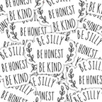 Be Silly Be Honest Be Kind Sticker by SheMugs