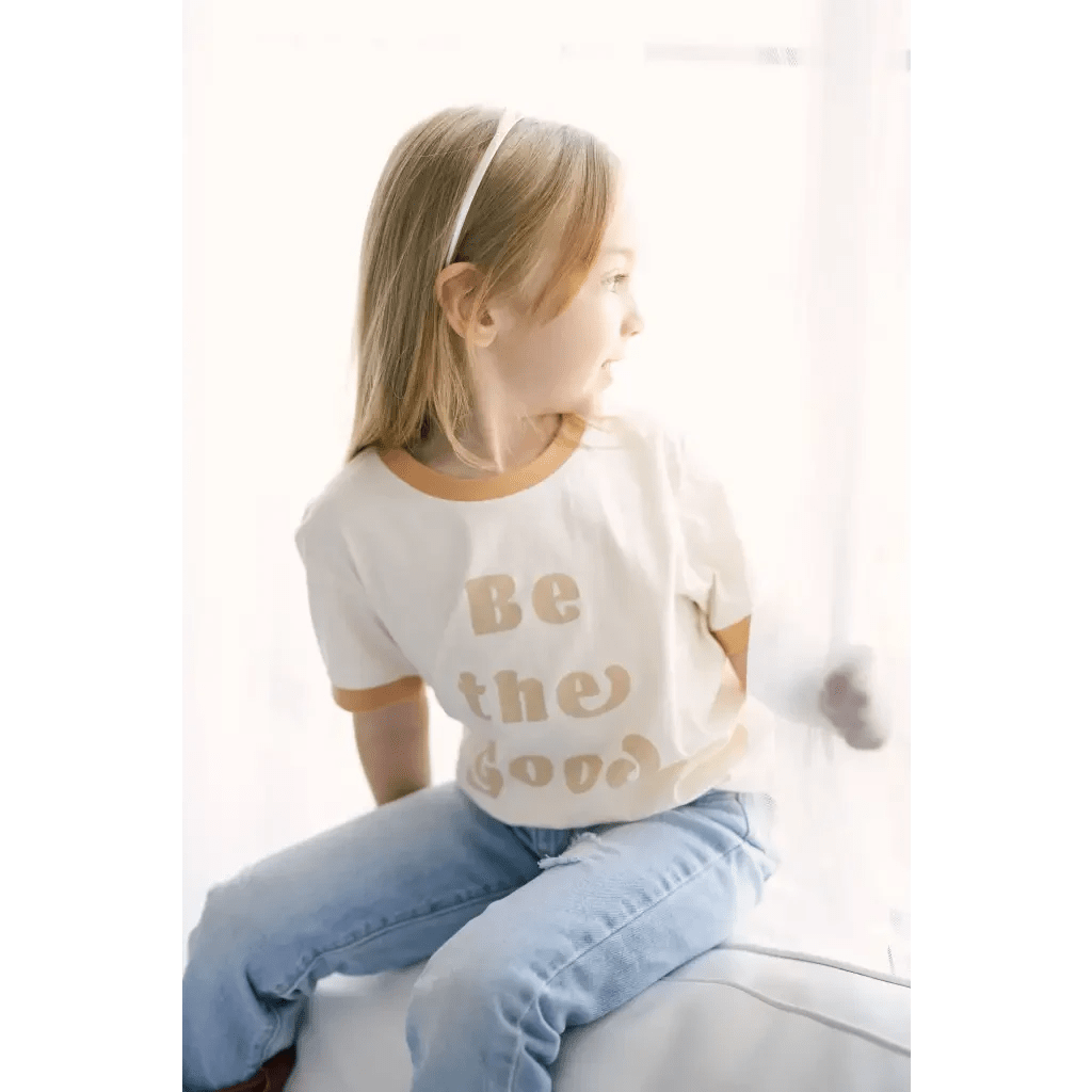 Be the Good Kid's Everyday Ringer by Polished Prints