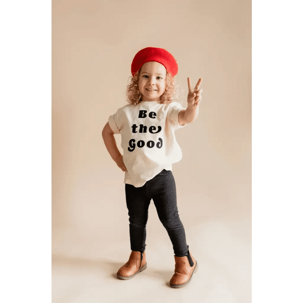 Be the Good Organic Cotton Graphic T-shirt by Polished Prints