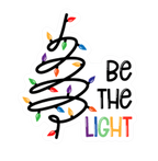 Be The Light Sticker by RainBee Designs LLC