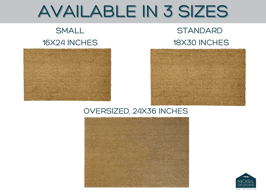 Beach House Doormat by Nickel Designs Custom Doormats