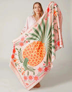 Beach Towel - Alljoy Landing Pineapple Beach Towel La Vie Bien Beach Towel - Alljoy Landing Pineapple