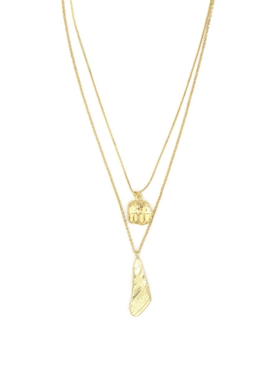 Beach Treasure Convertible Double Strand Necklace