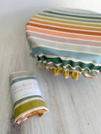 Reusable Bowl Cover- Beach Chair Stripes by Dot and Army