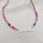 Bead Amharic Name Necklace La Vie Bien Bead Amharic Name Necklace