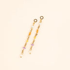 Bead Chain Huggie Hoop Charms by Oh Clementine