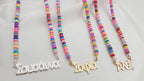 Bead Greek Name Necklace