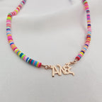 Bead Greek Name Necklace La Vie Bien Bead Greek Name Necklace