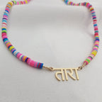 Bead Hindi Name Necklace La Vie Bien Bead Hindi Name Necklace