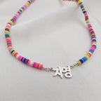 Bead Korean Name Necklace