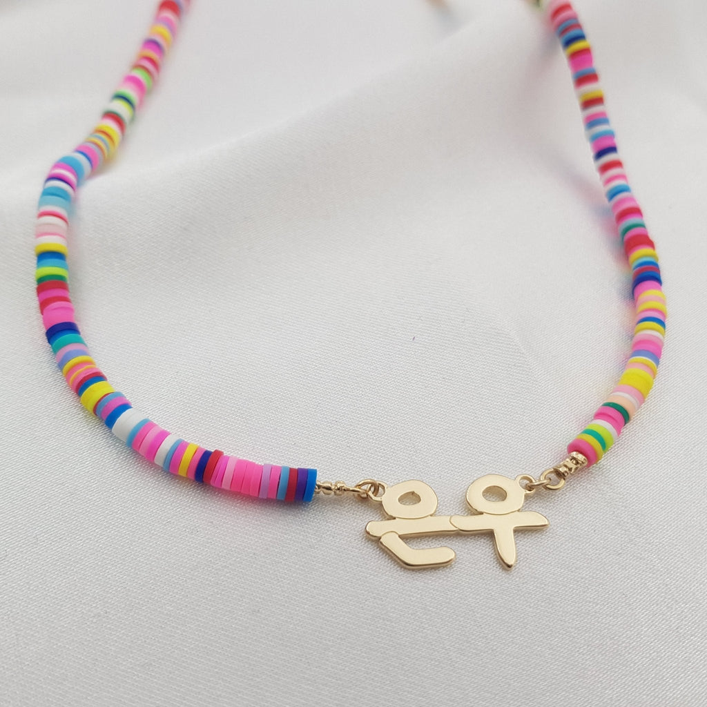 Bead Korean Name Necklace La Vie Bien Bead Korean Name Necklace