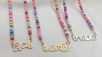 Bead Malayalam Name Necklace La Vie Bien Bead Malayalam Name Necklace