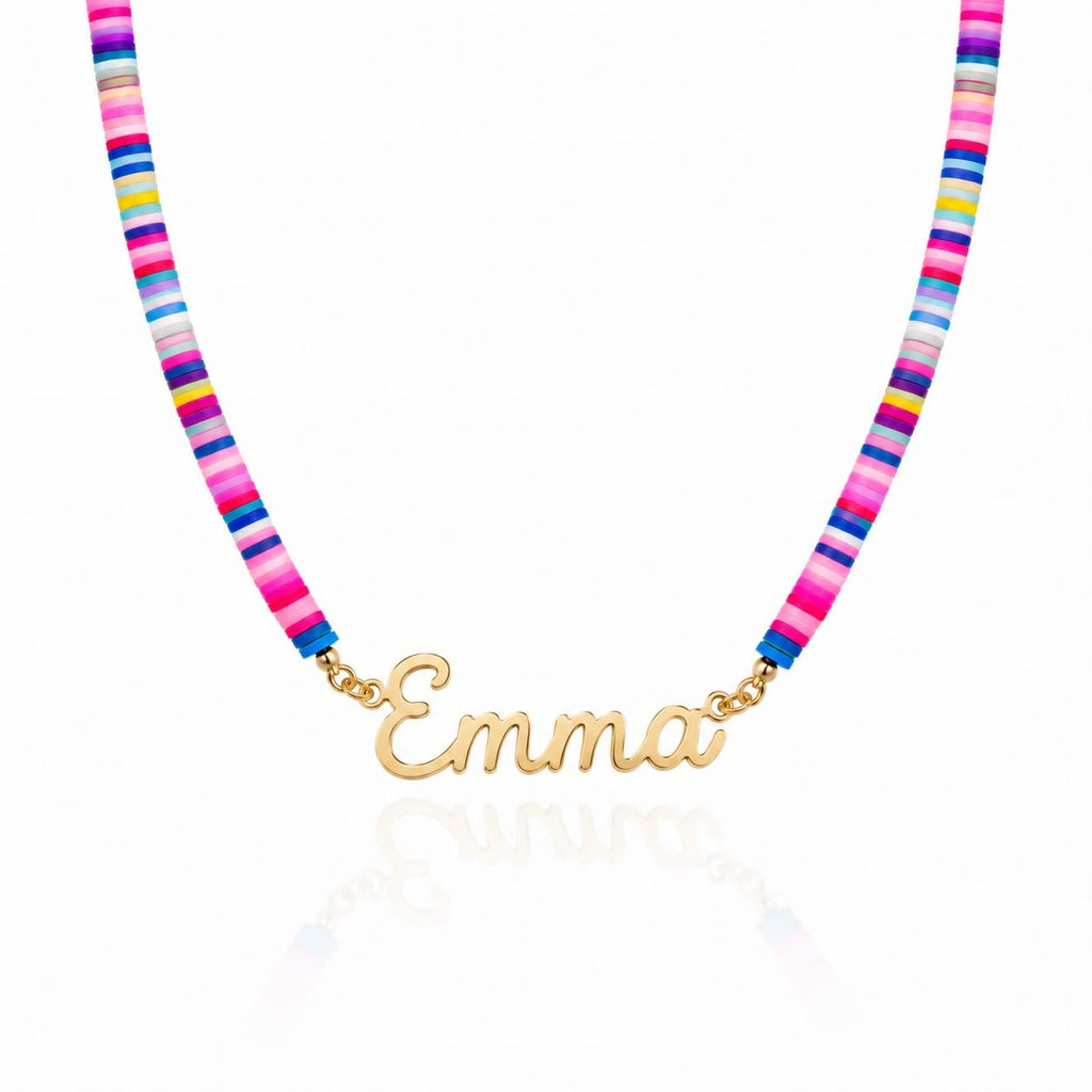 Bead Name Necklace La Vie Bien Bead Name Necklace