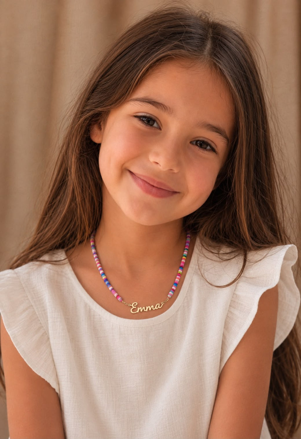 Bead Name Necklace La Vie Bien Bead Name Necklace