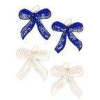 Beaded Bow Earrings by Fair Anita