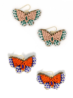 Beaded Butterfly Earrings by Fair Anita