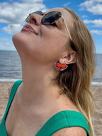 Beaded Butterfly Earrings by Fair Anita