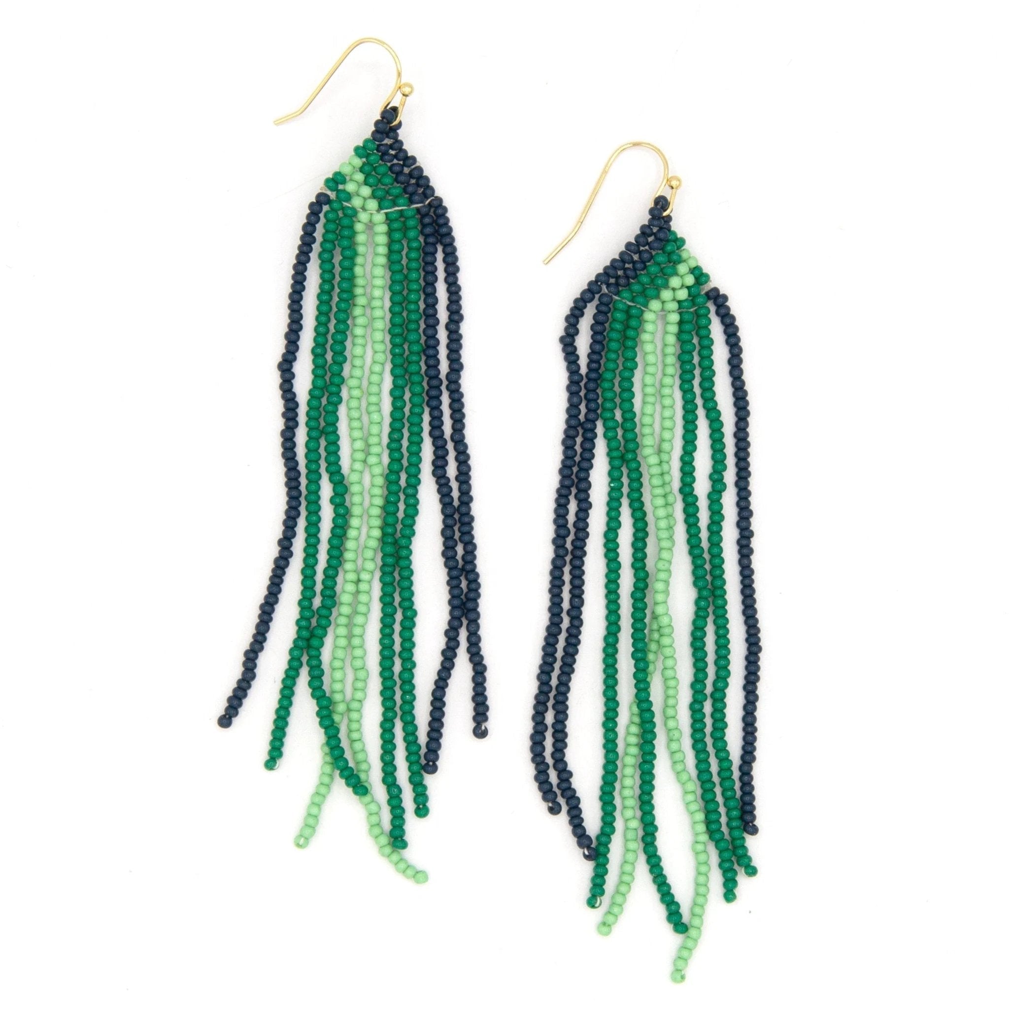 Beaded Fringe Earrings