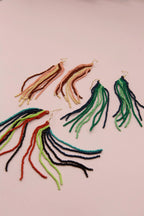 Beaded Fringe Earrings