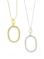 Beaded Hollow Necklace