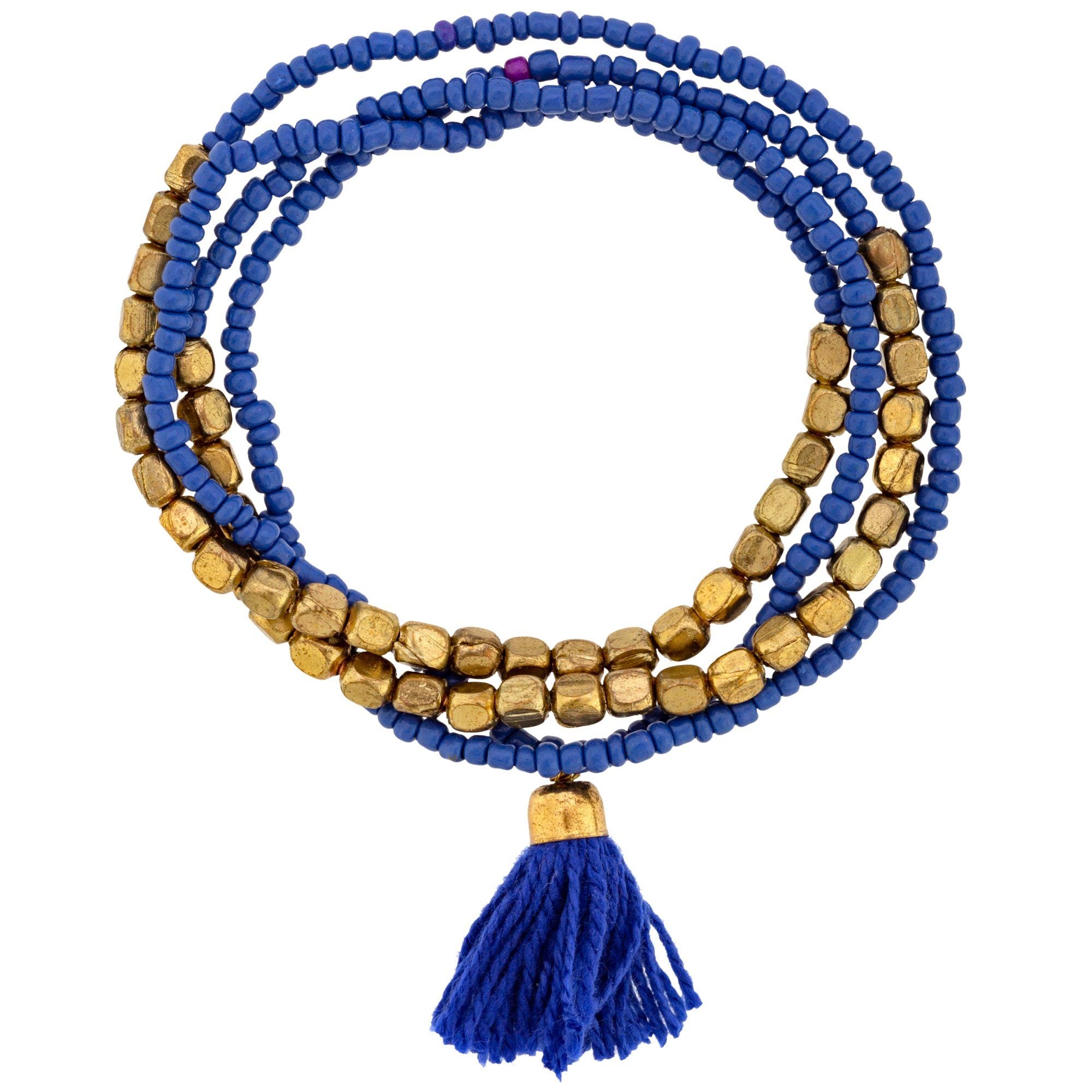 Beaded Indian Tassel Jewelry Necklaces - Fashion La Vie Bien Beaded Indian Tassel Jewelry