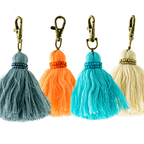 Beaded Tassel Zipper Pull with Lobster Clasp - Thailand Zipper Pulls La Vie Bien Beaded Tassel Zipper Pull with Lobster Clasp - Thailand