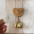 Bear Charm Wooden Doorbell by Music Frog Co