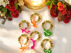 Beautiful Ghungroo & Pearl Bracelet Set of 6 for Wedding rituals, Mata ki chowki, Pooja - Set of 6 Accessories La Vie Bien Beautiful Ghungroo & Pearl Bracelet Set of 6 for Wedding rituals, Mata ki chowki, Pooja - Set of 6