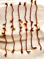 Beautiful Moli or Suraksha Dhaga, Set of 6 for Wedding rituals, Mata ki chowki, Pooja or Havan Accessories La Vie Bien Beautiful Moli or Suraksha Dhaga, Set of 6 for Wedding rituals, Mata ki chowki, Pooja or Havan