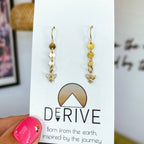Bee Charm Coin Earrings by Derive Jewelry
