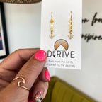 Bee Charm Coin Earrings by Derive Jewelry