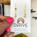 Bee Charm Coin Earrings by Derive Jewelry
