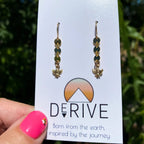 Bee Charm Coin Earrings by Derive Jewelry