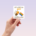 Bee Different Sticker by RainBee Designs LLC