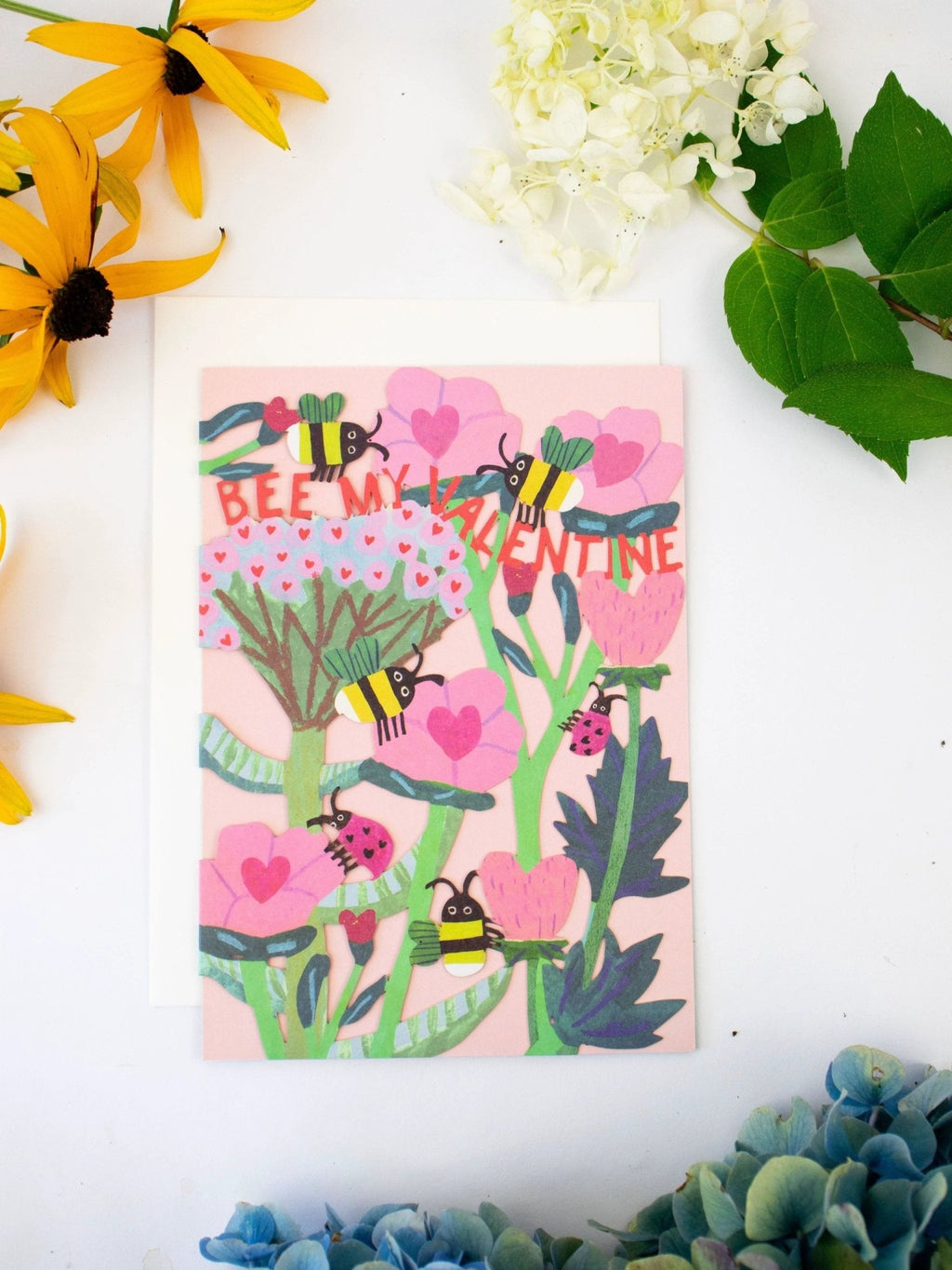 Bee My Valentine Lasercut Card by Ash & Rose
