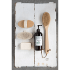 Beech Wood Bath Brush with Elastic Band by White Cliff Studio