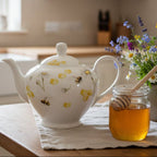 Bees & Honey Fine China Teapot Gifts La Vie Bien Bees & Honey Fine China Teapot