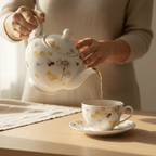 Bees & Honey Fine China Teapot Gifts La Vie Bien Bees & Honey Fine China Teapot