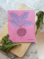 Beet Swedish Dishcloth | Pink