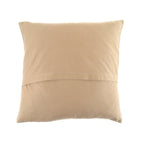 Beige and White Hand Embroidered Pillow Cover La Vie Bien Beige and White Hand Embroidered Pillow Cover