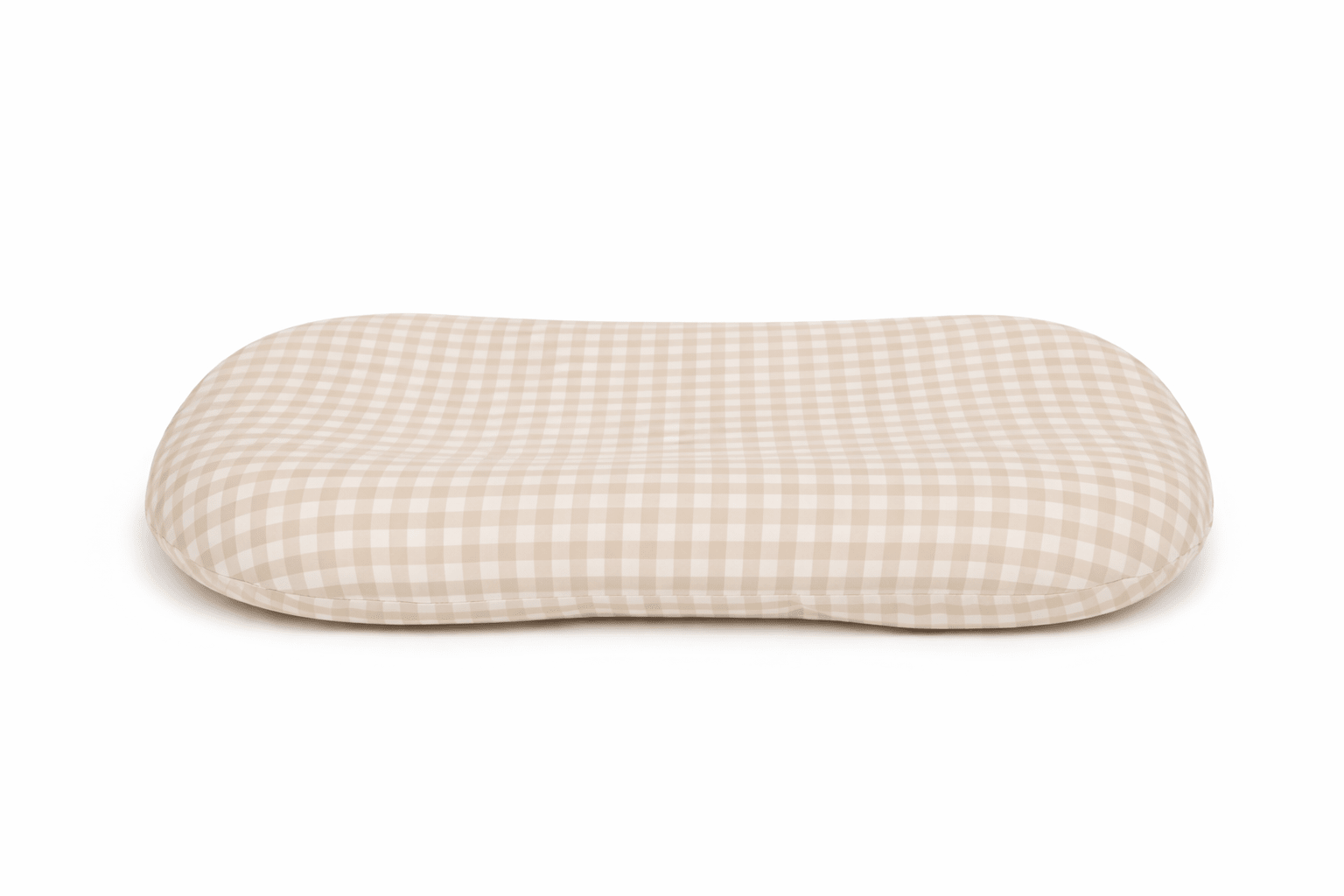 Beige Gingham Baby Lounger Cover La Vie Bien Beige Gingham Baby Lounger Cover