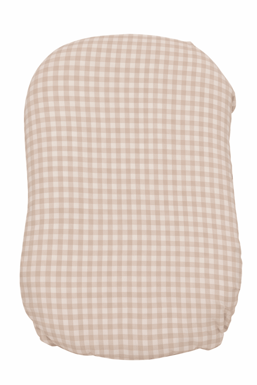 Beige Gingham Baby Lounger Cover La Vie Bien Beige Gingham Baby Lounger Cover