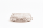 Beige Gingham Ruffle Baby Lounger Cover nest lounger La Vie Bien Beige Gingham Ruffle Baby Lounger Cover