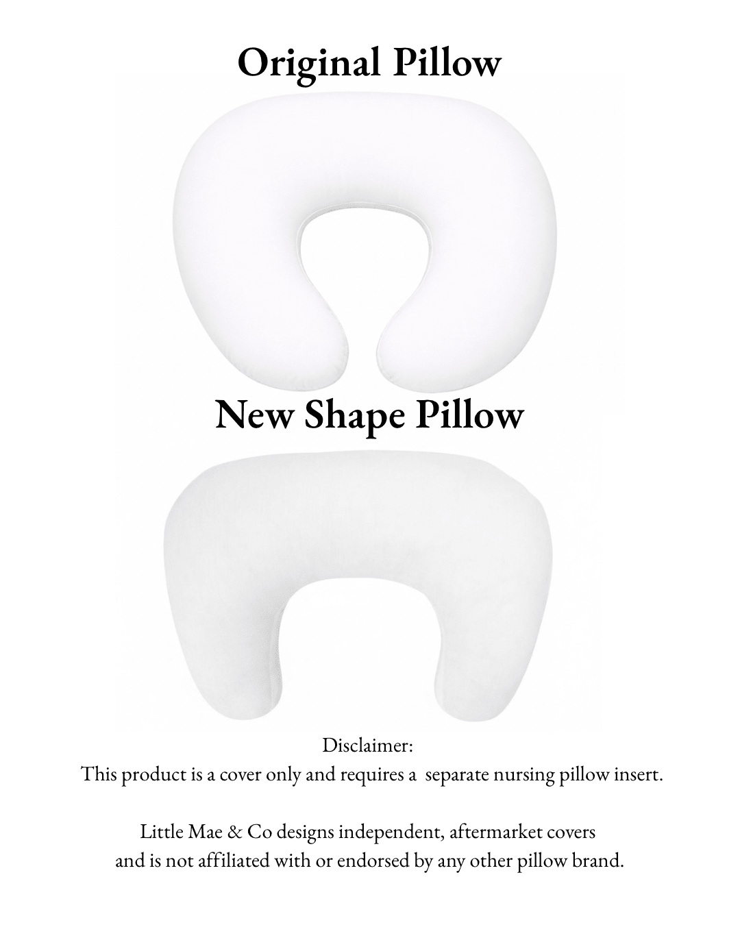 Beige Gingham Ruffle Nursing Pillow Cover La Vie Bien Beige Gingham Ruffle Nursing Pillow Cover