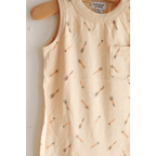 Beige Pocket Playsuit for the Ultimate Summer Vibe in Super Soft Cotton by Polished Prints