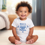 Believe in Miracles Chanukah Baby Bodysuit by Salt Sparkle Shalom