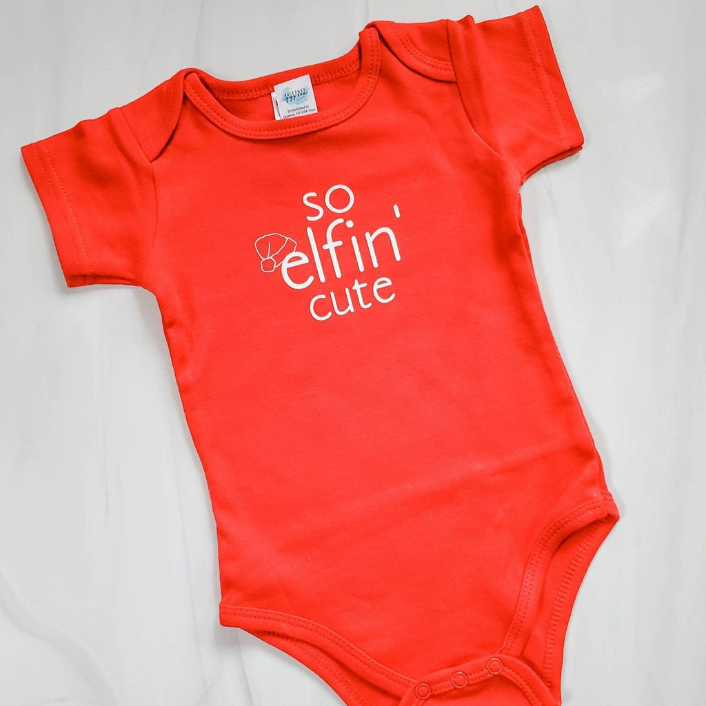 Believe in Miracles Christmas Baby Bodysuit Baby and Kids La Vie Bien Believe in Miracles Christmas Baby Bodysuit