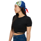 Belize Flag Bandana All-Over Print Bandana La Vie Bien Belize Flag Bandana