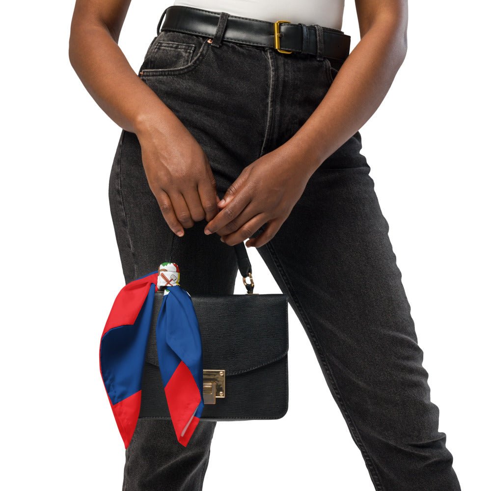 Belize Flag Bandana All-Over Print Bandana La Vie Bien Belize Flag Bandana